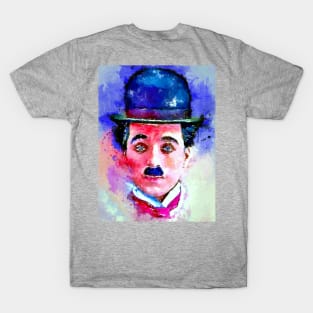 Watercolor Chaplin T-Shirt